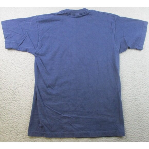 Vintage Single Stitch Shirt Men's Large Mount Rushmore South Dakota Blue 90s - Picture 3 of 9